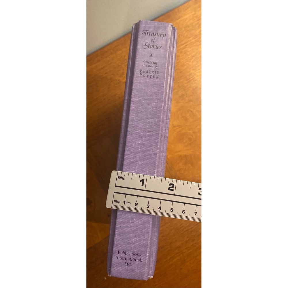 Beatrix Potter Treasury of Stories Kids OS Purple Excellent Classic Illustrated - Picture 7 of 9